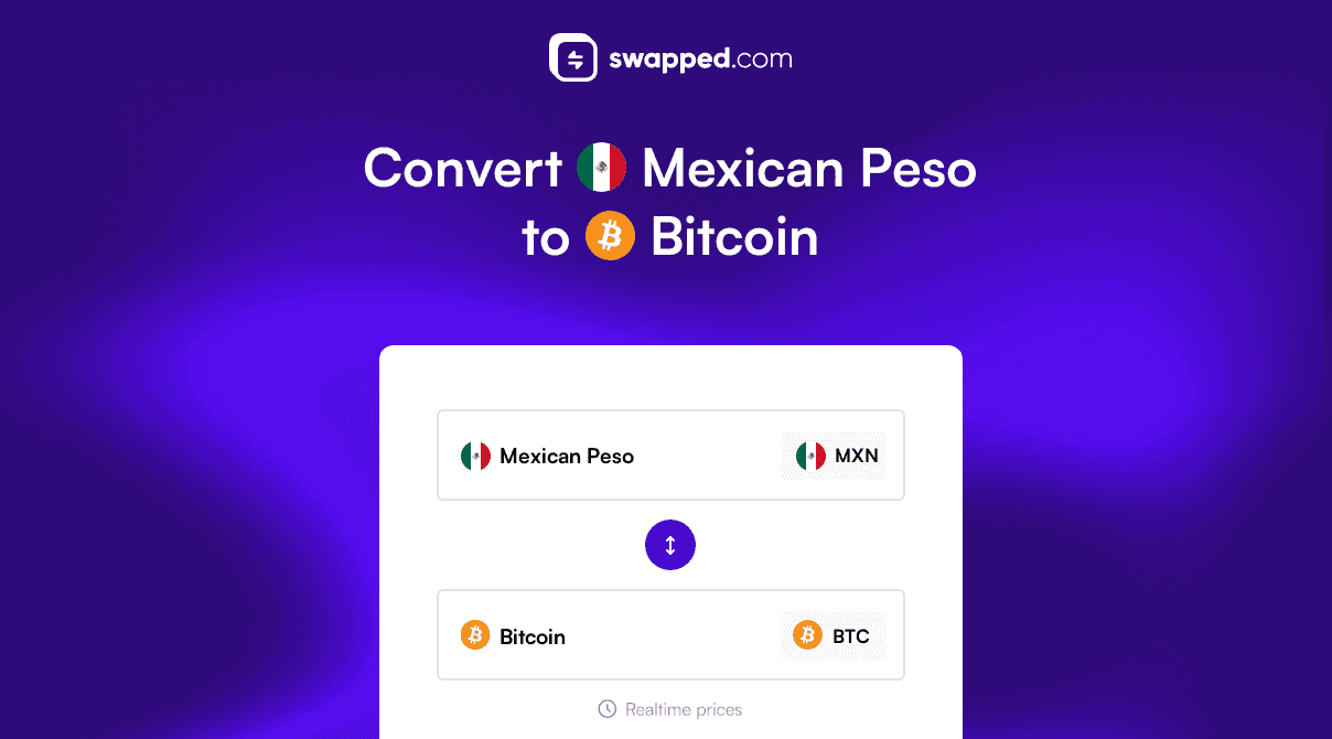 Convert Mexican Peso (MXN) to Bitcoin (BTC)