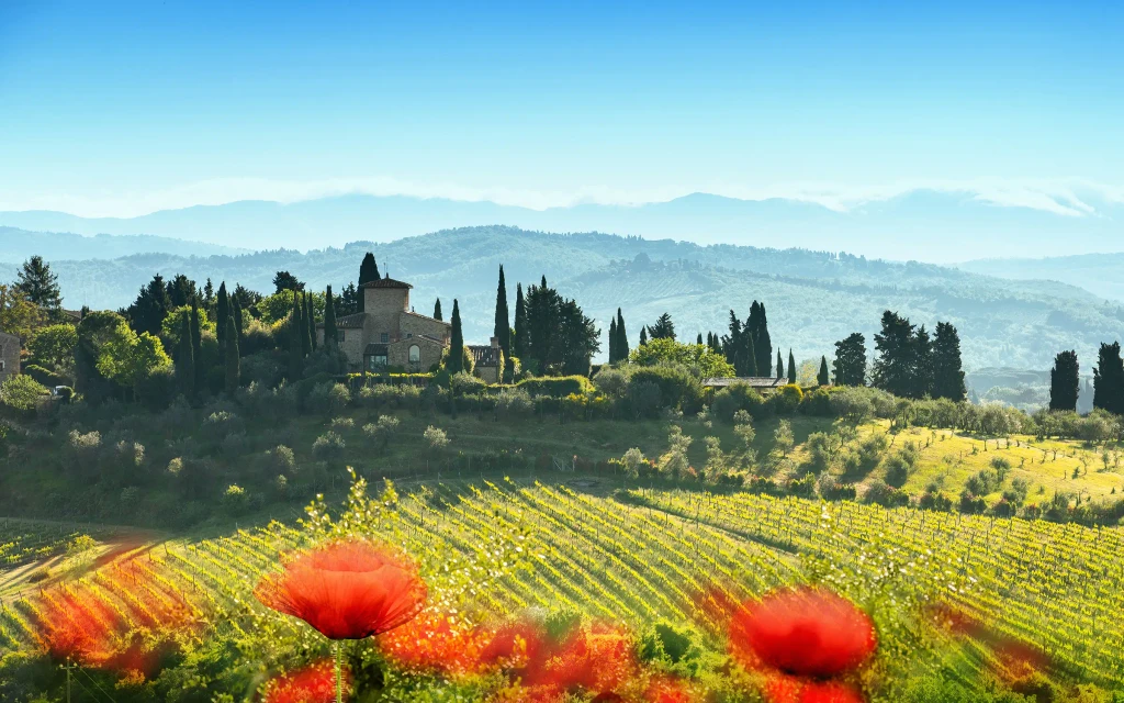 Flyplass som markerer hjemreisen fra sykkelturen Via Francigena i Toscana | Expa Travel