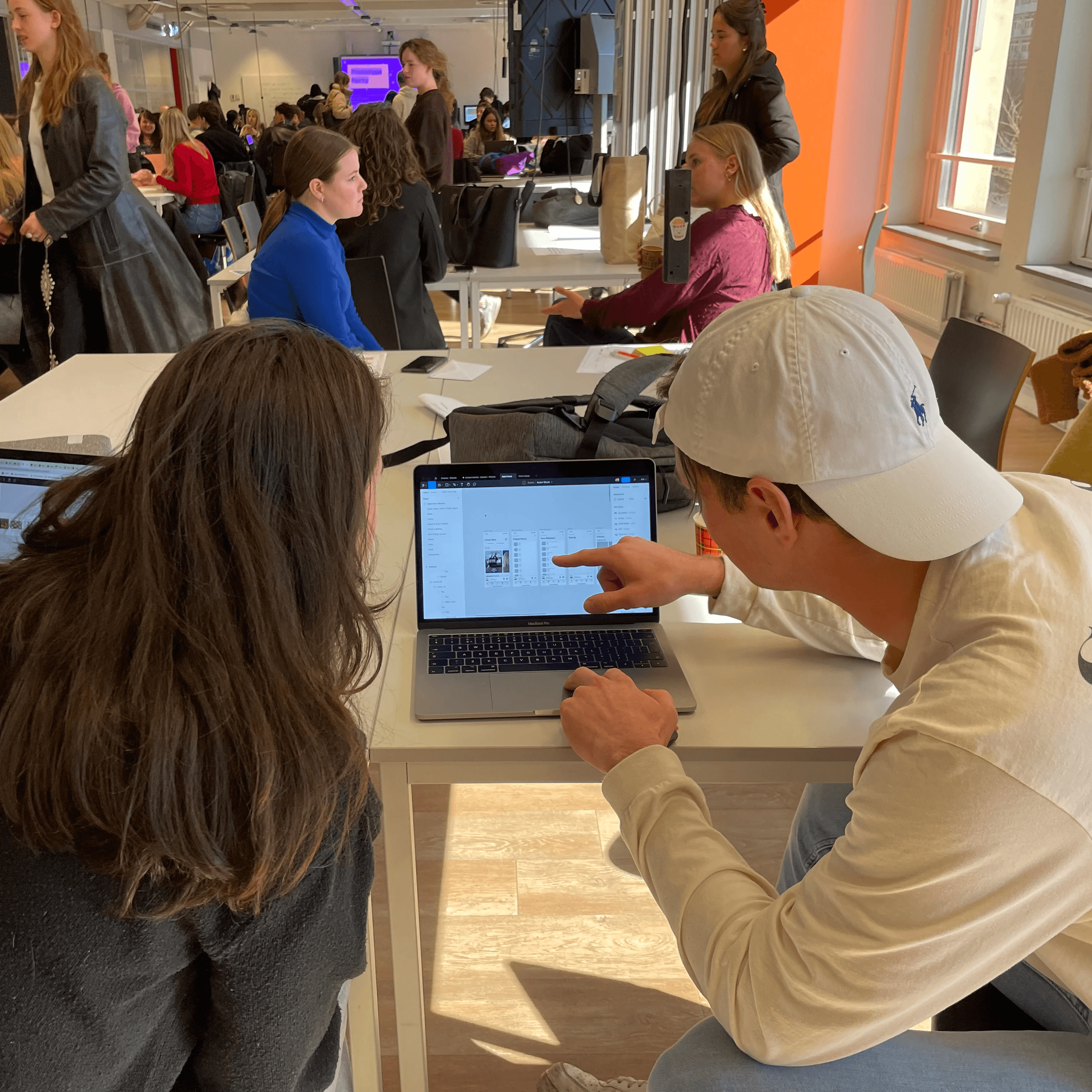 Me at CMD explaining something