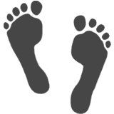 Footprints emji