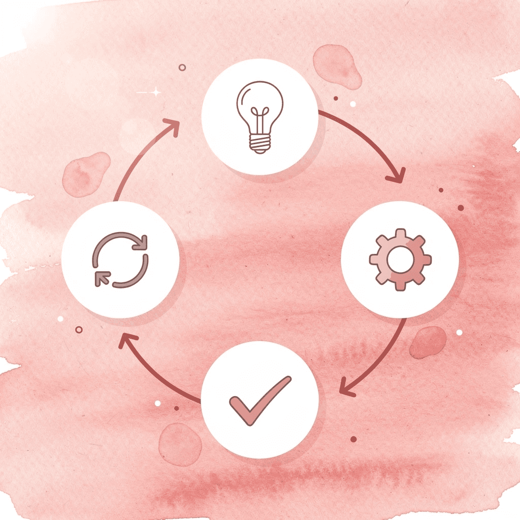 Circular diagram showing the vicious cycle of crash dieting