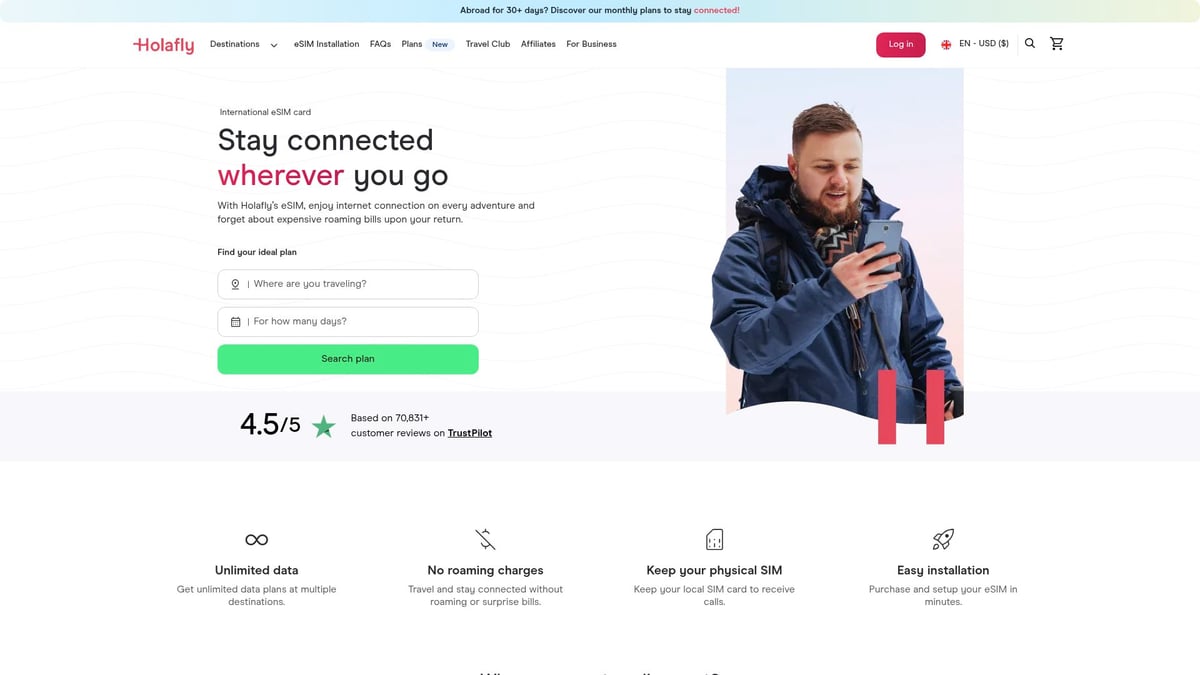 7 Best eSIM Europe Options for Travelers in 2025 - Holafly