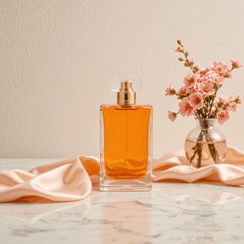 product photography of perfume
