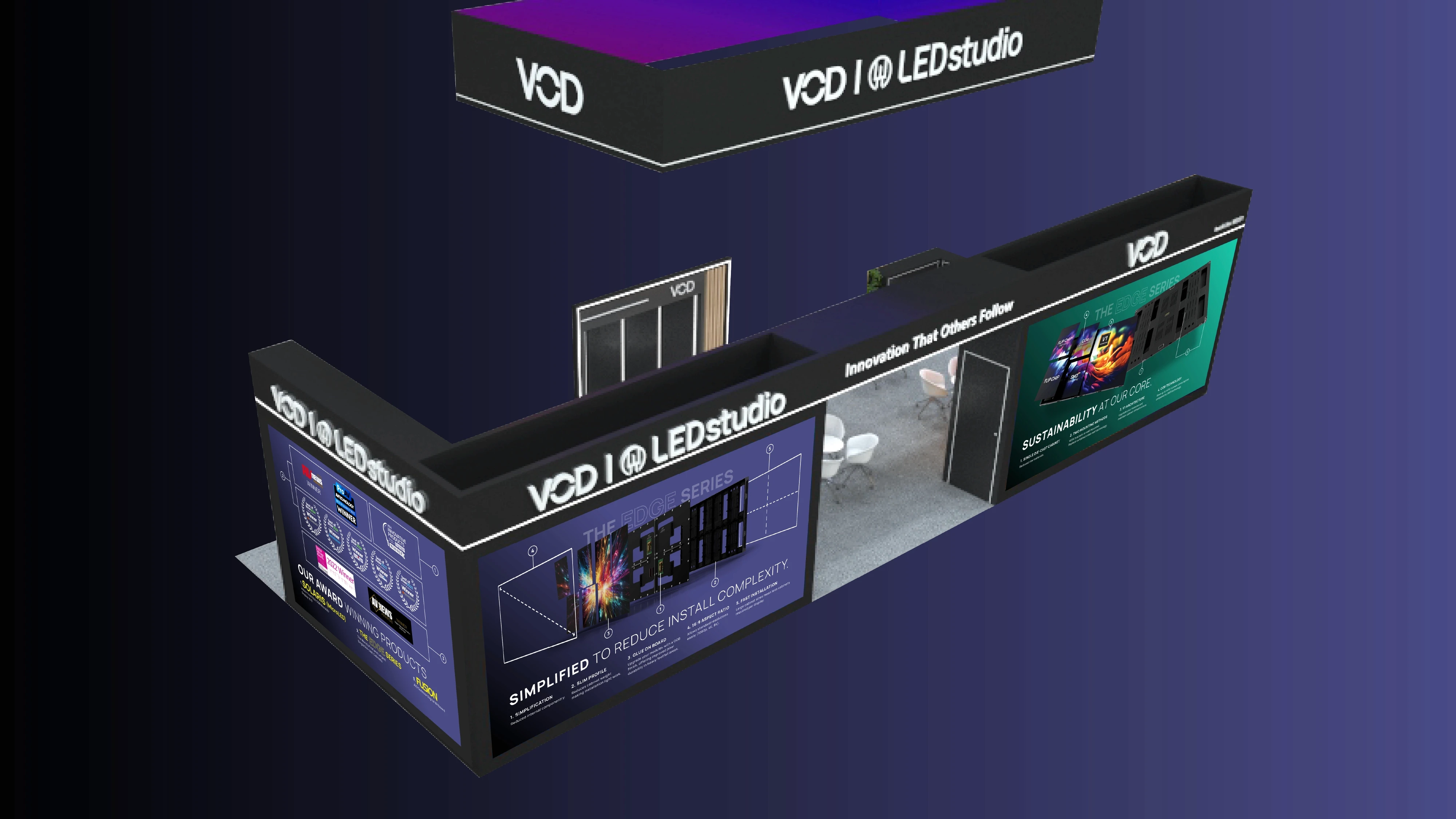 large vinyl print design for trading events