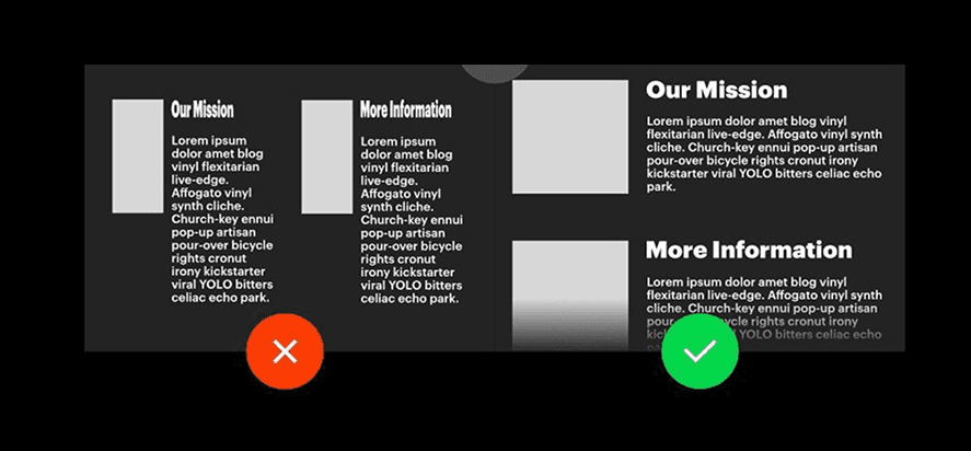 Comparison of inconsistent and consistent design approach for business websites explained by artonest design Studio through effective UI UX strategy.