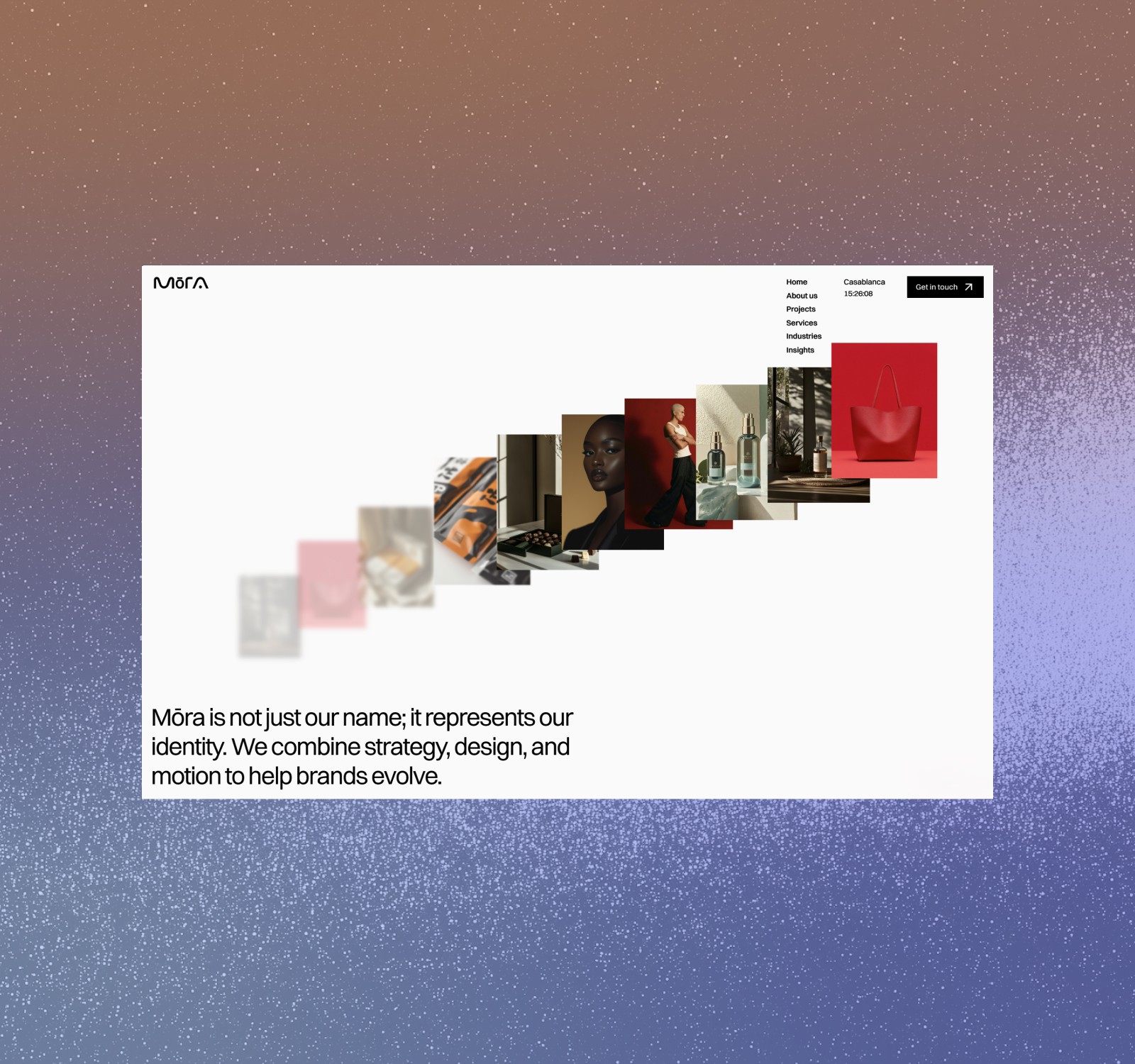 Mōra — Modern Design Studio Template