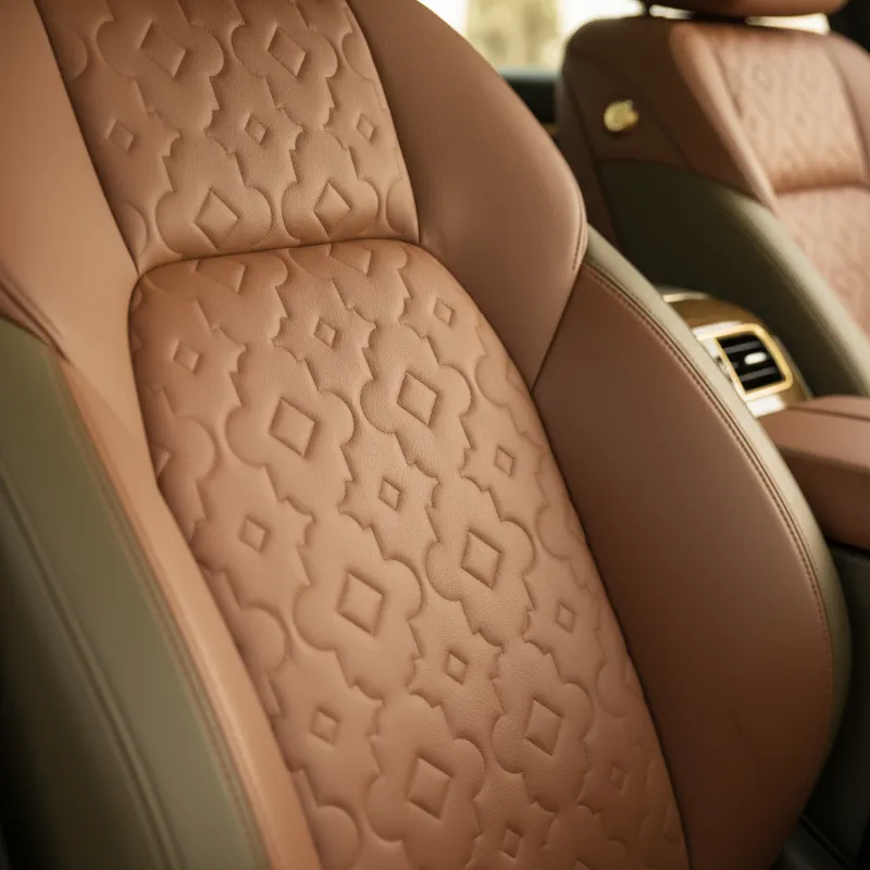 car with herenta pattern