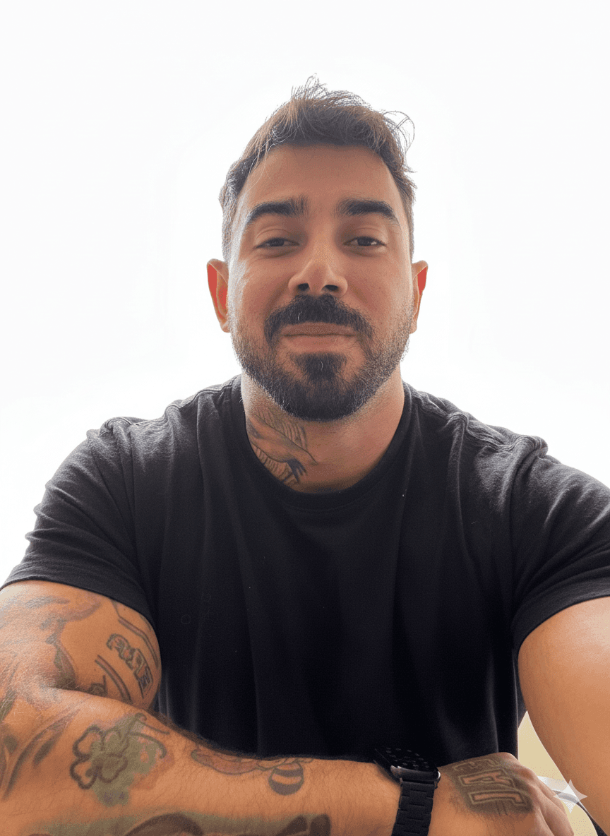 Portrait of portfolio creator