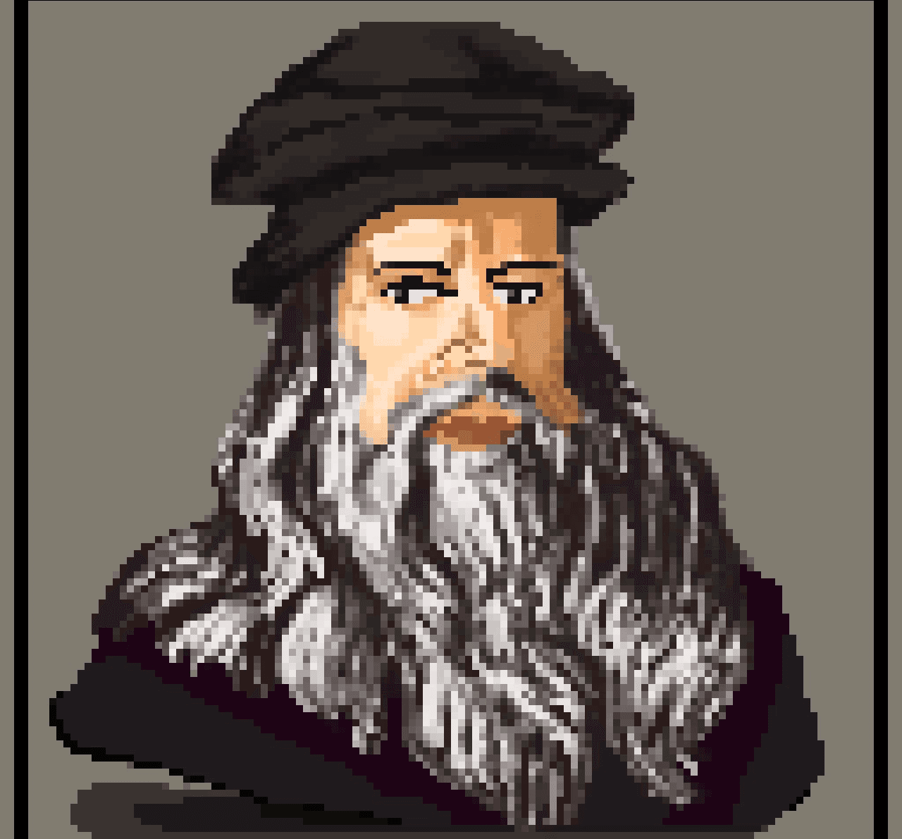 a black man portrait