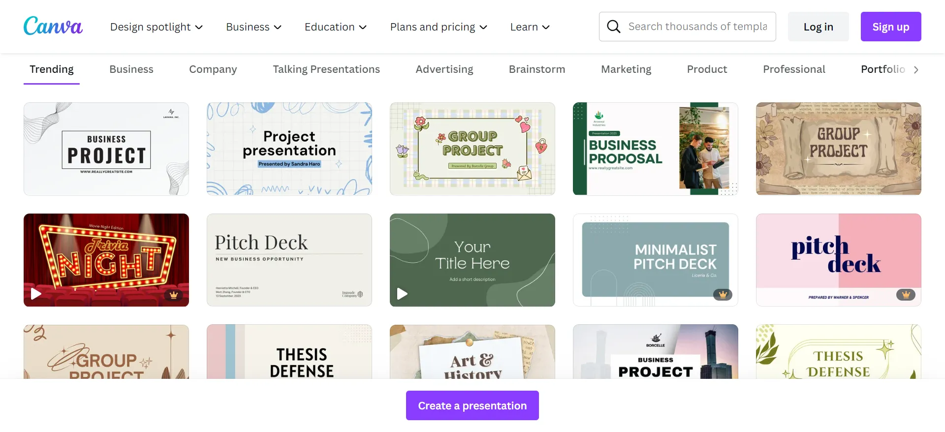 canva template
