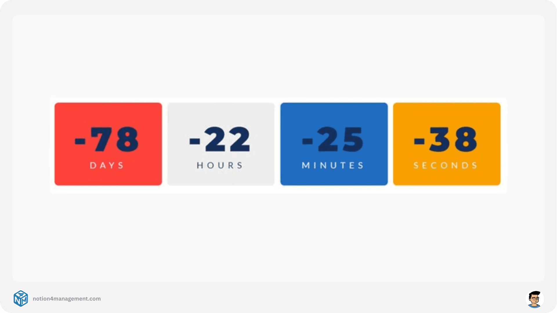 Notion Countdown Widget