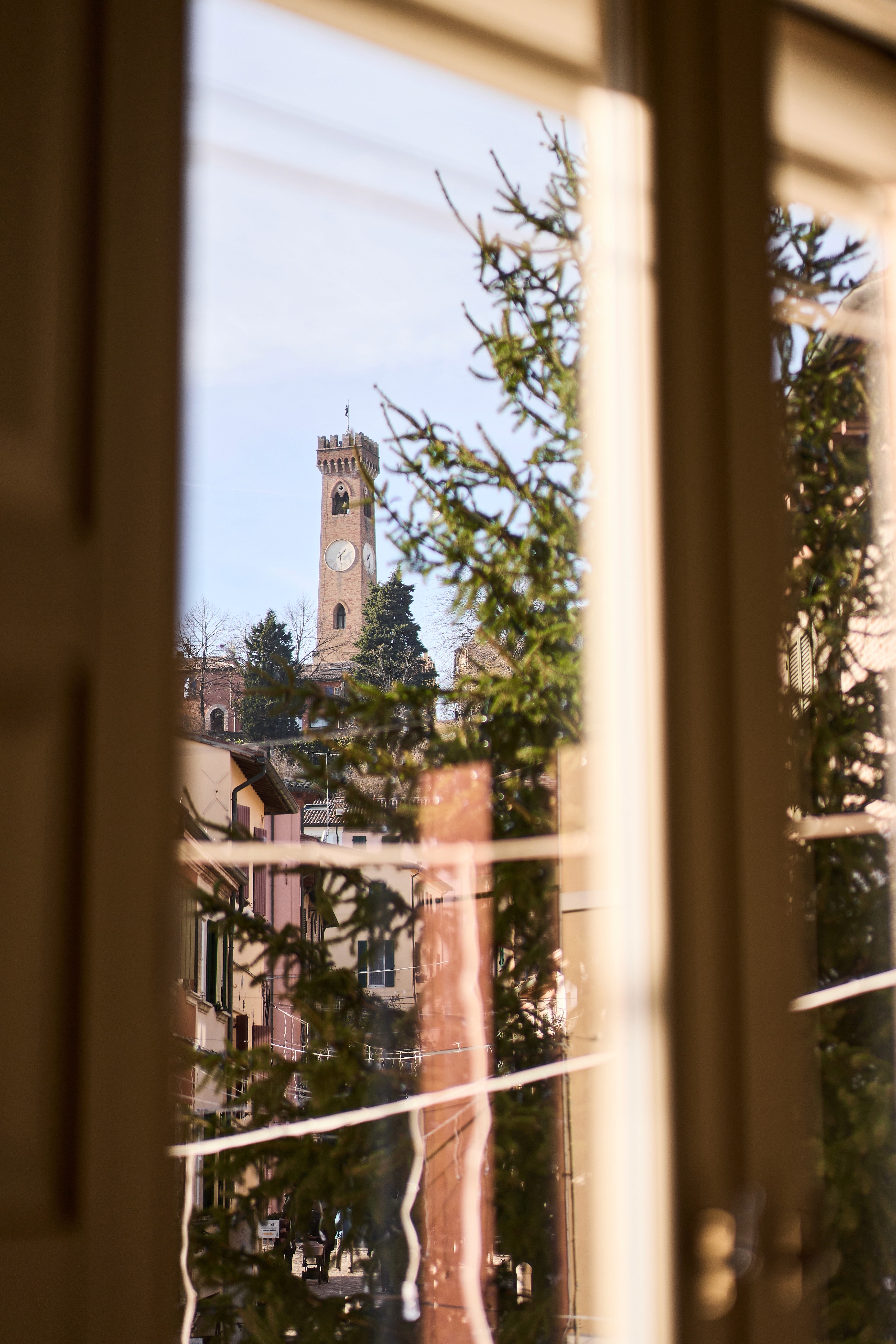 Vista di Santarcangelo di Romagna da Casa Ilde - Le Dimore del Centro