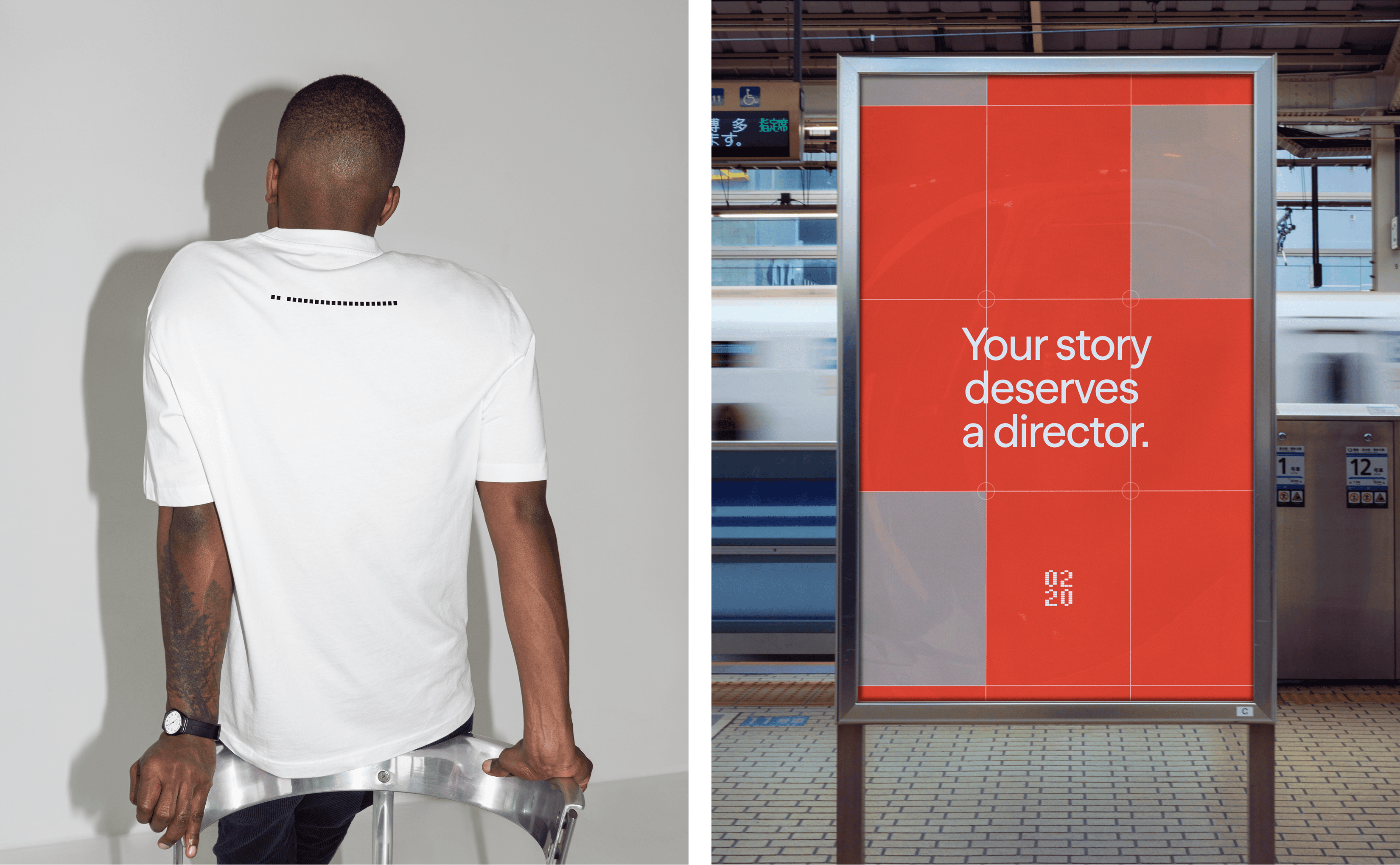 Two Twenty brand system — motion and typography applied across digital touchpoints