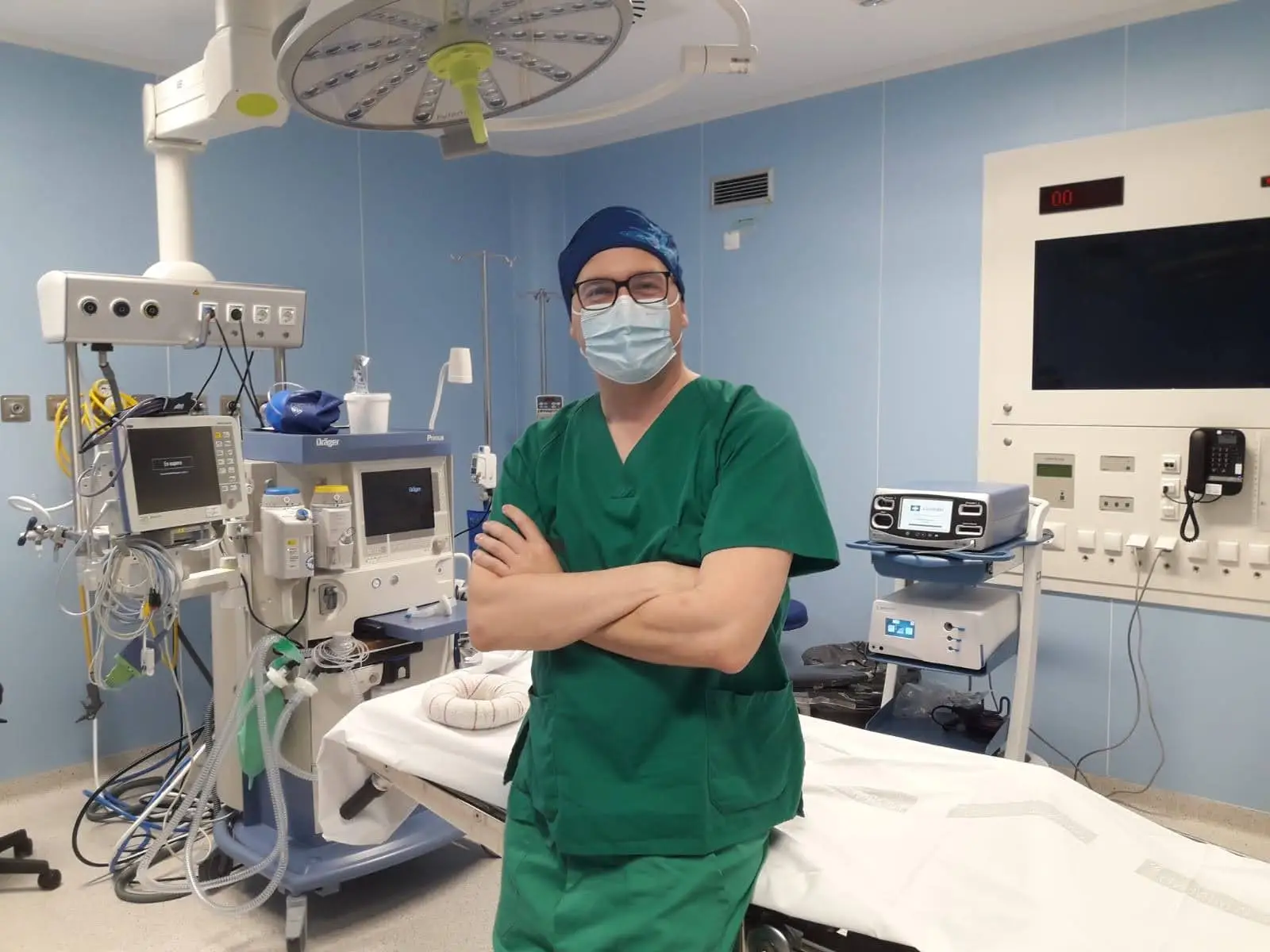Dr. David Iborra's in an operating room
