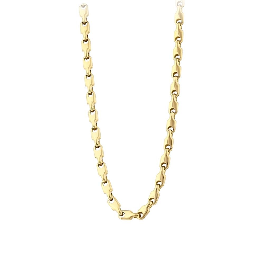 Assos Pırlanta 14 Ayar Sarı Altın Zincir Kolye 60 cm