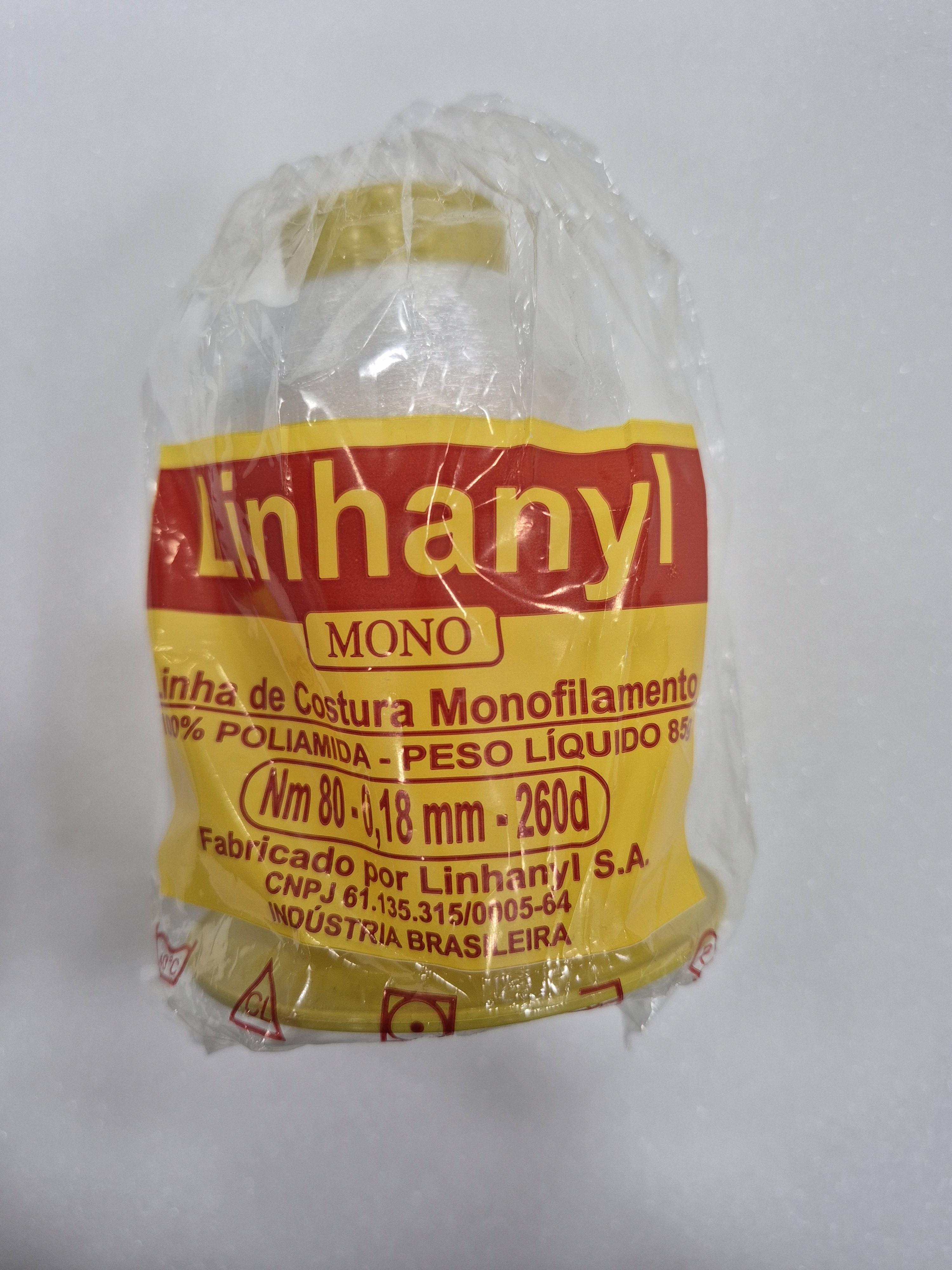 Linha Poliamida Monofilamento 85g