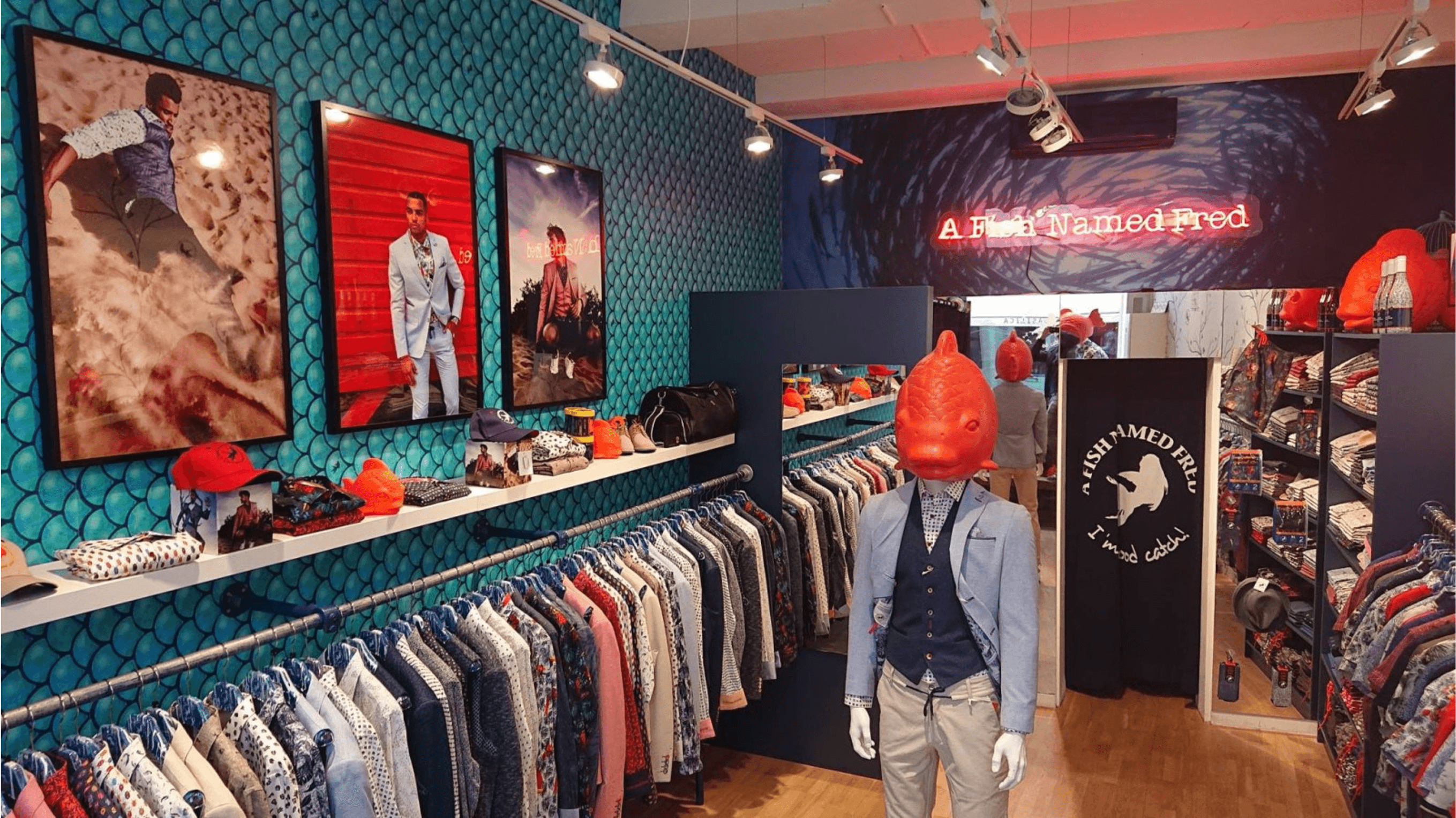 A fish named fred store image