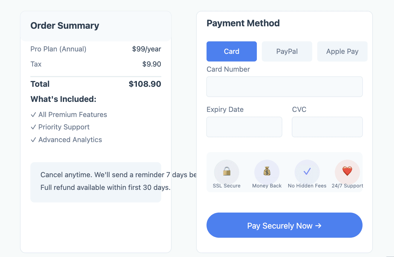 simplify payment experience