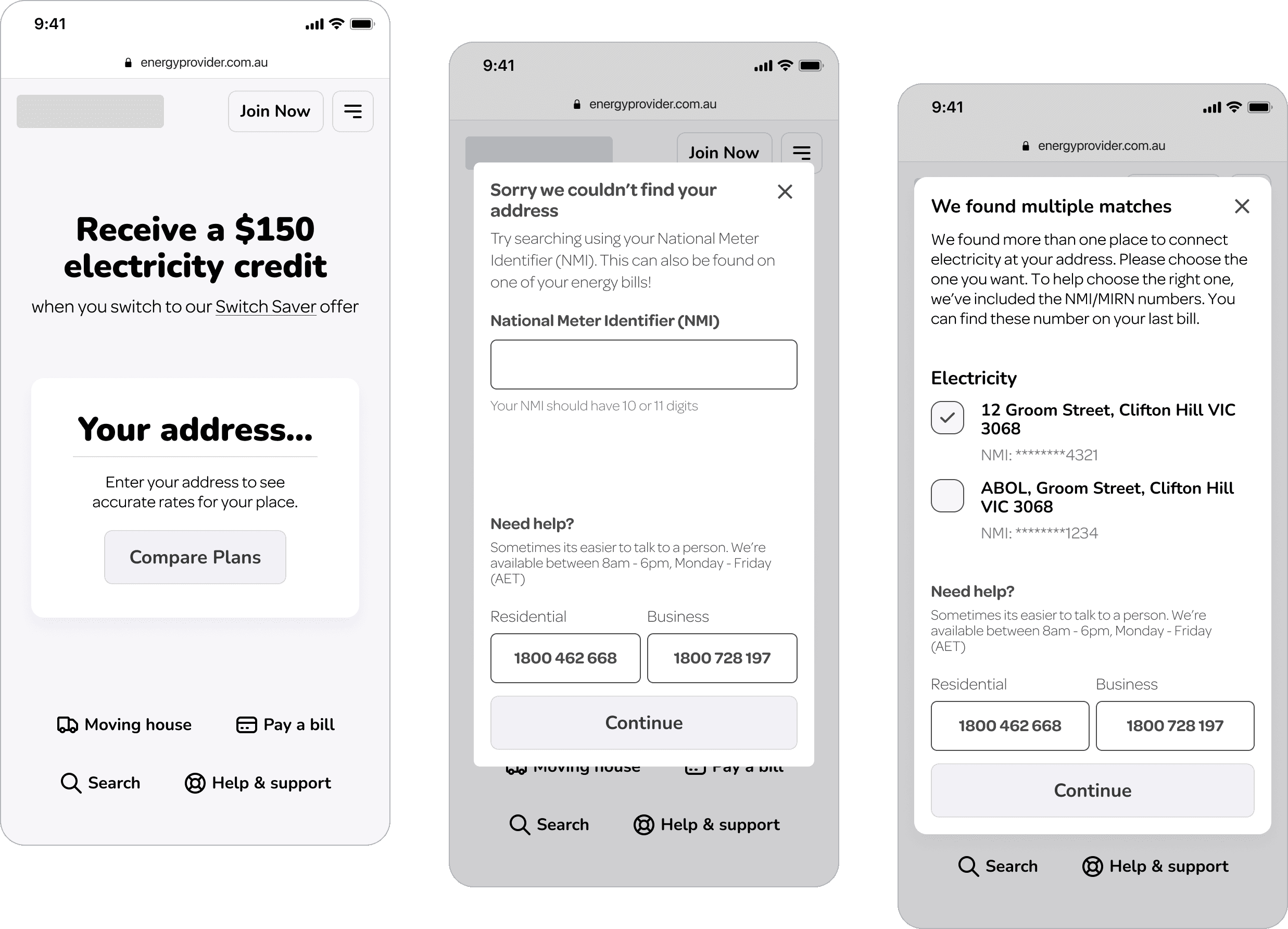 designs annotated with design recommendations