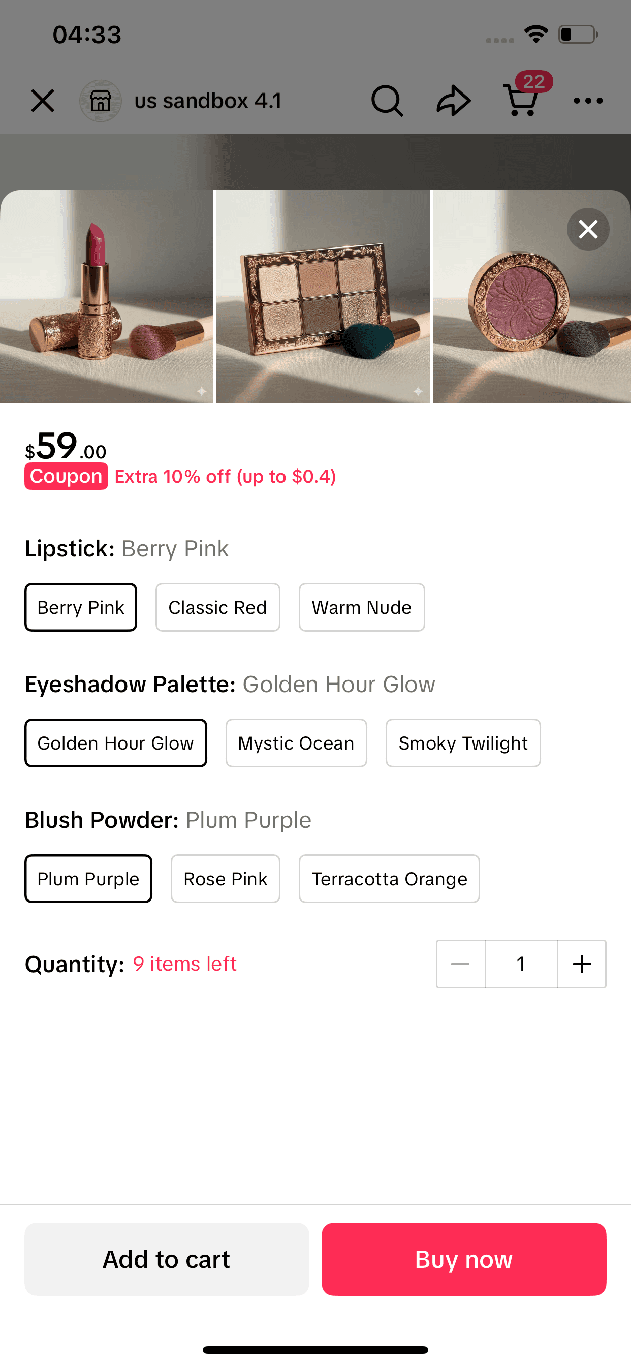 Combo Deal Bundle Deatail Page