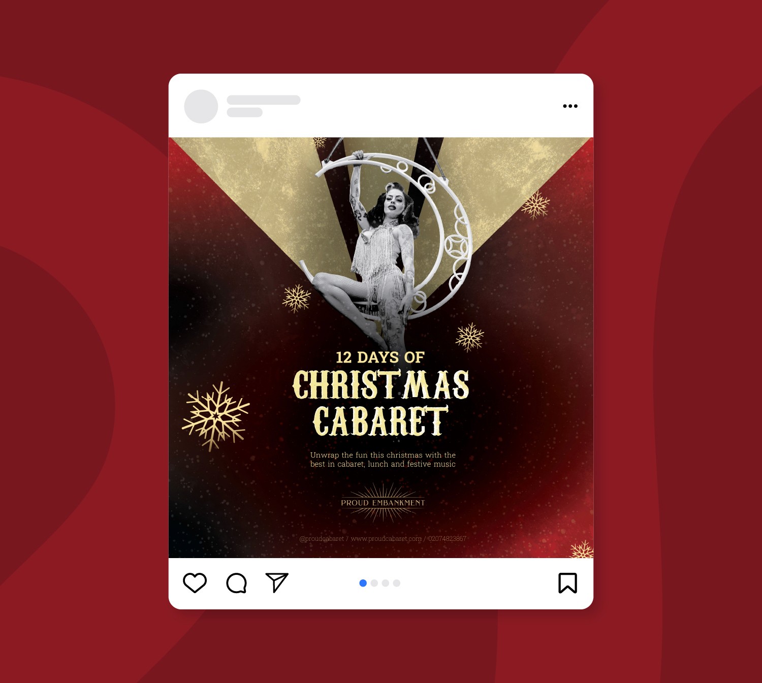 Christmas graphic design Proud Group Ltd