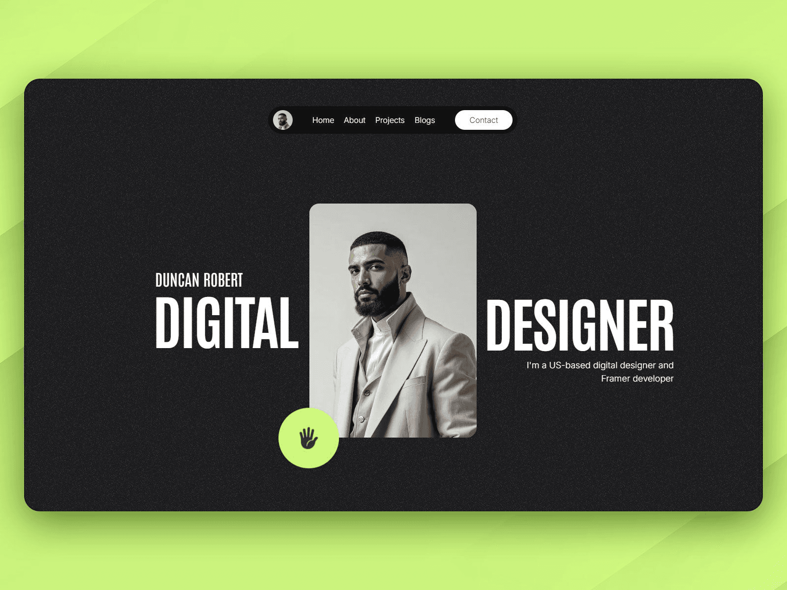 10 Best Free Portfolio Website Templates for 2026 - Portavia (Framer)