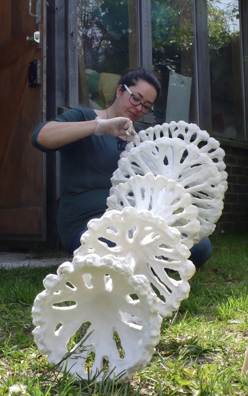 Abby Martin sculting lichenscopes sculture sussex