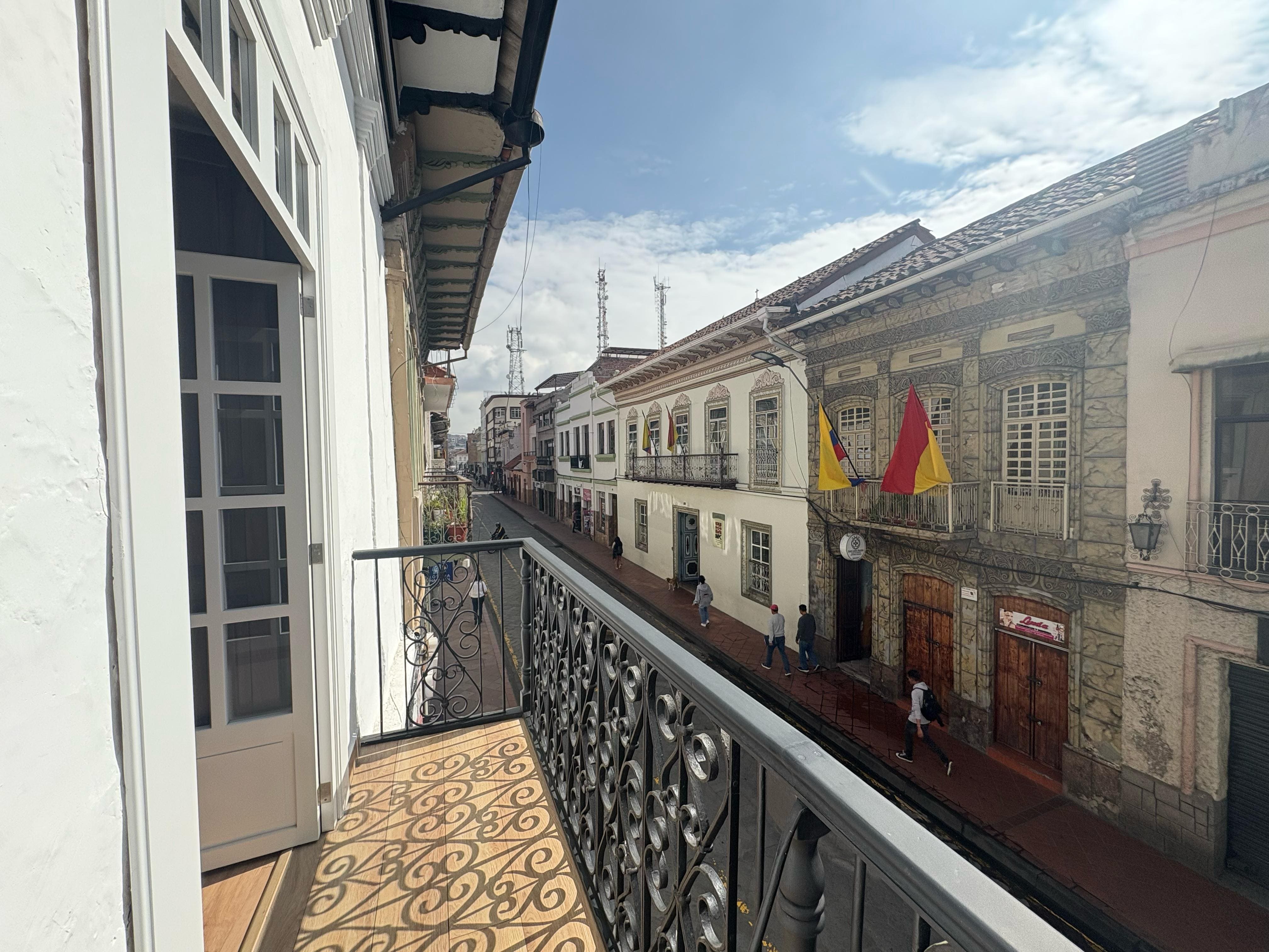 person giving brown box