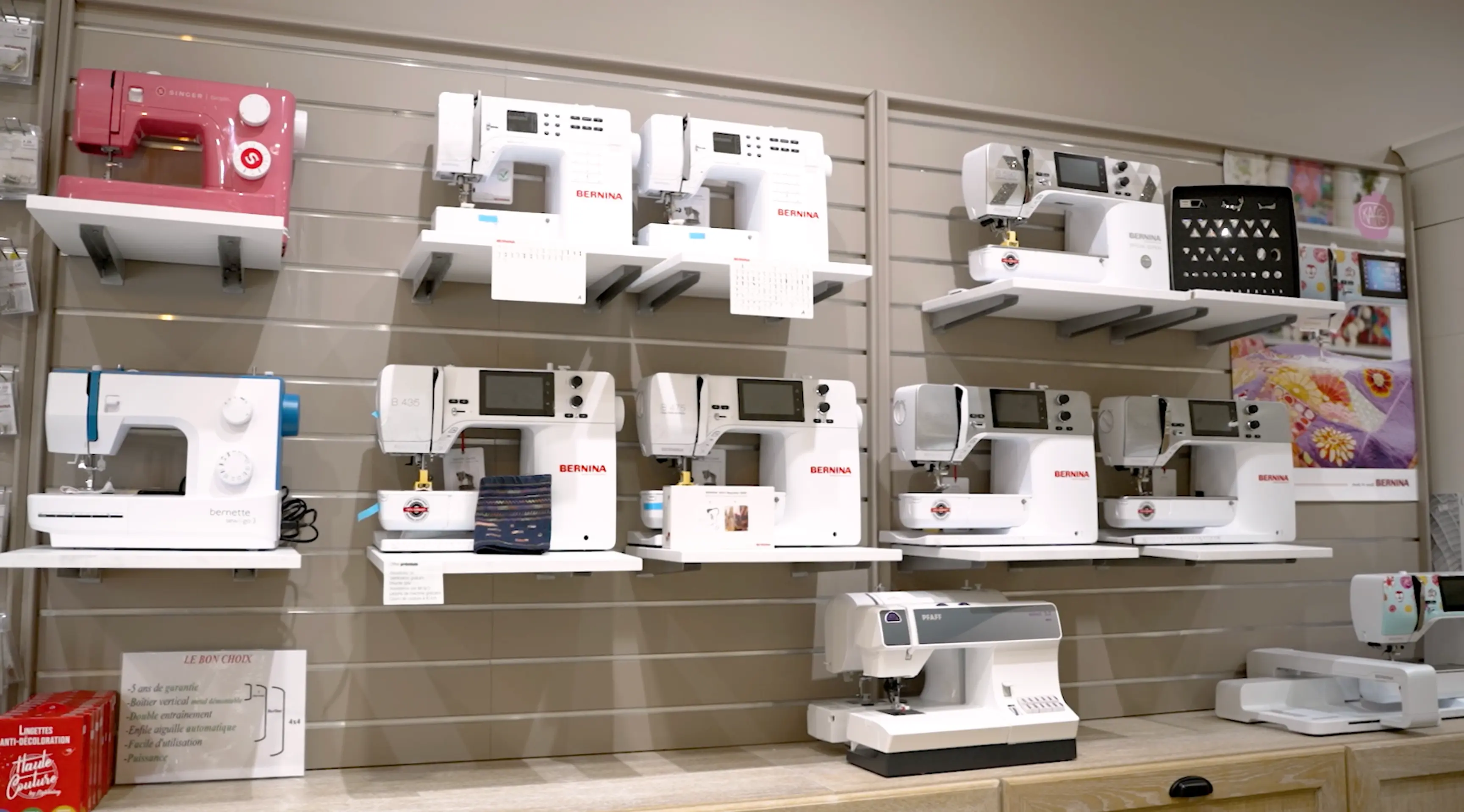 stand de machine bernina