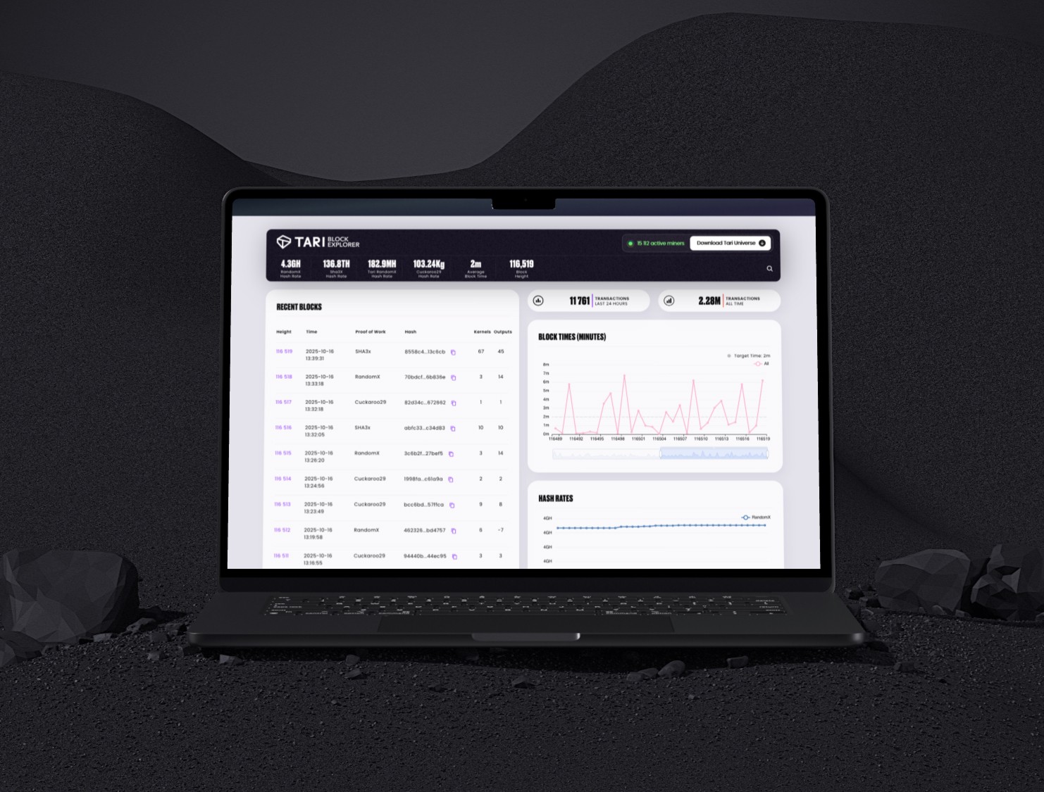 Blockchain data made accessible. This explorer streamlines how you interact with blockchain information - from quick searches and detailed block views to real-time network metrics, all in one intuitive interface.
