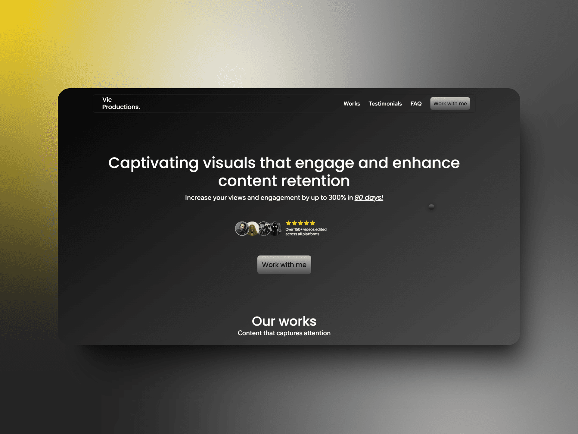 Landing page work 1