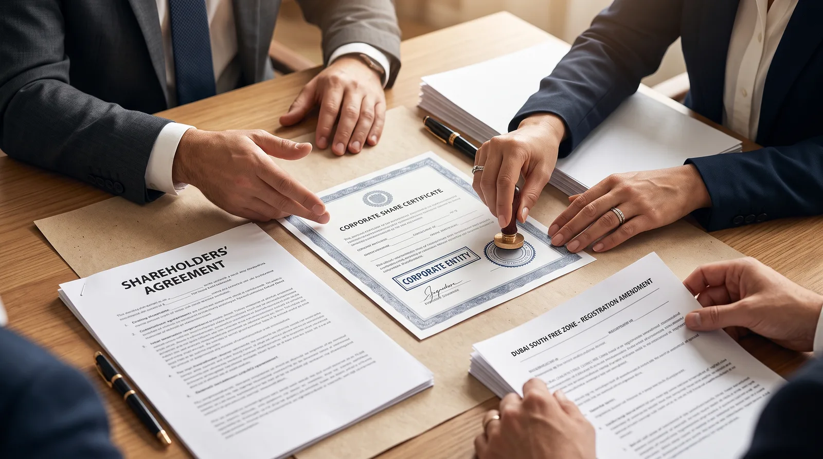 How to Add a Corporate Shareholder to a Dubai South Company