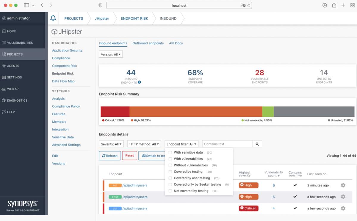 Sunopsys API Scanner