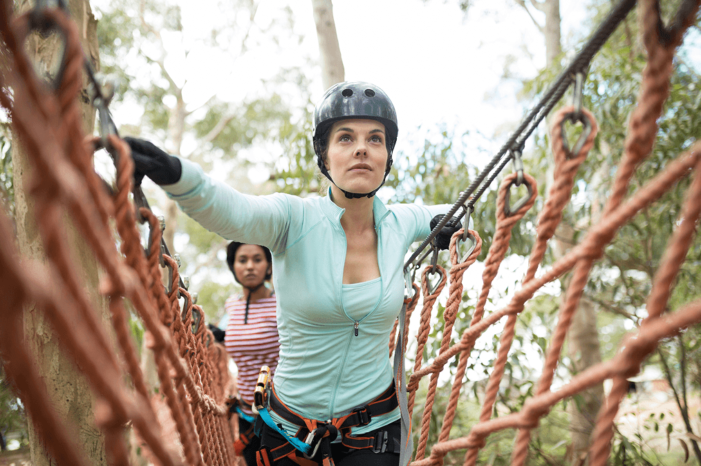 Concetrated triathlete grayscale