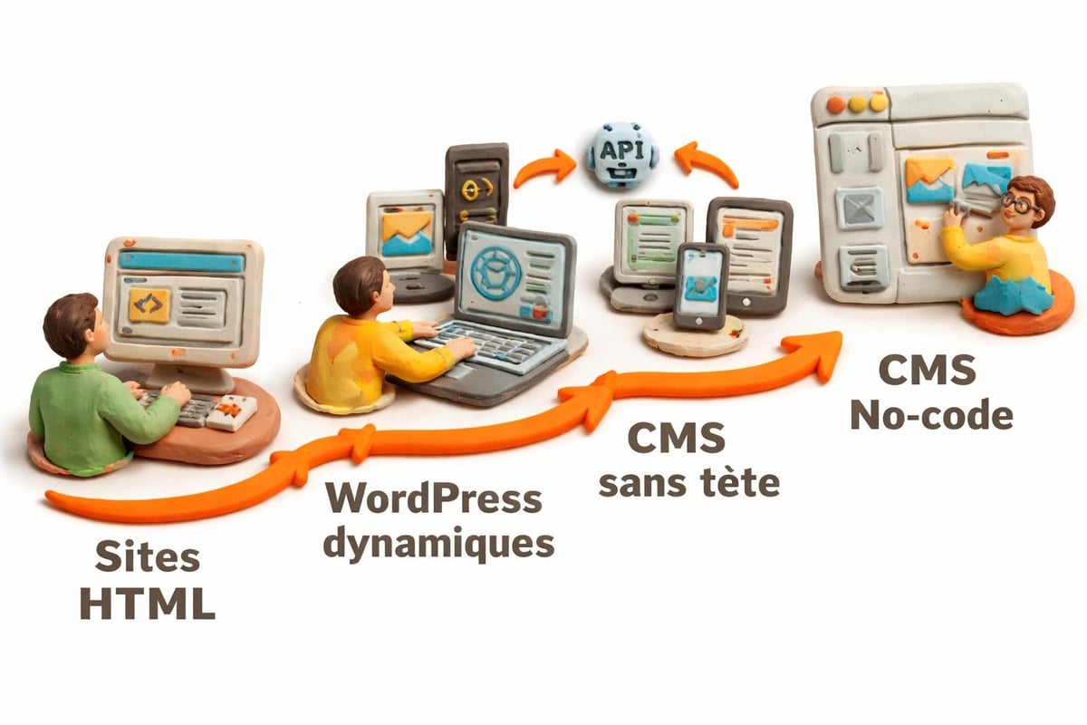 Évolution des systèmes de gestion de contenu