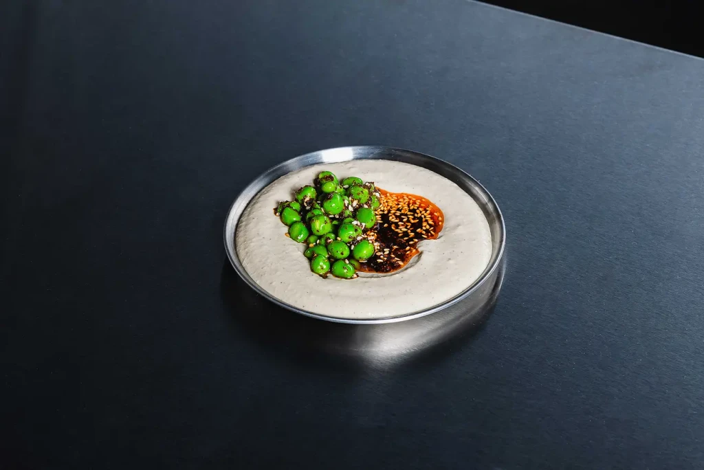 Hummus with Seasonal Produce