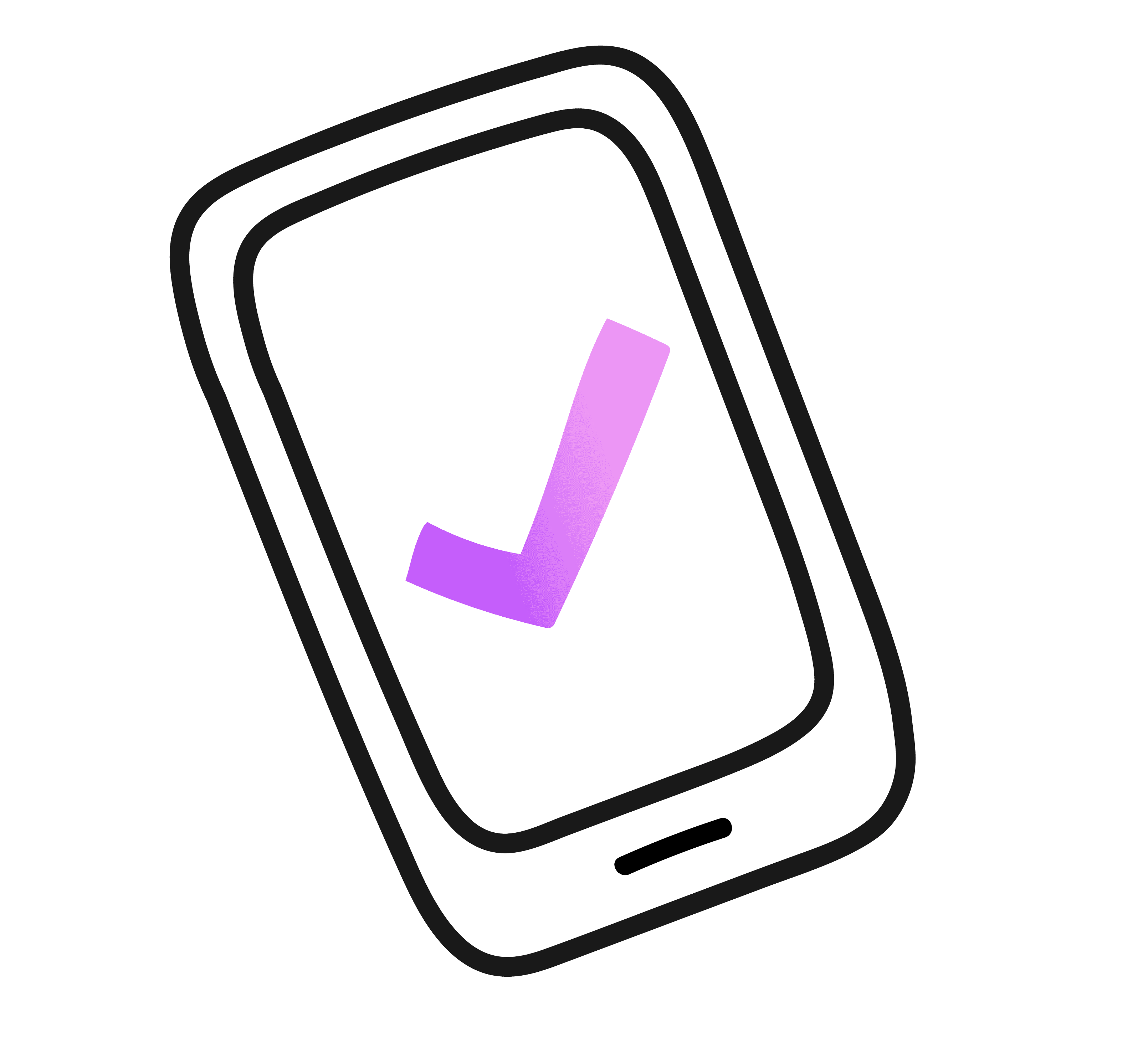 Modern Care Icon showing a smartphone