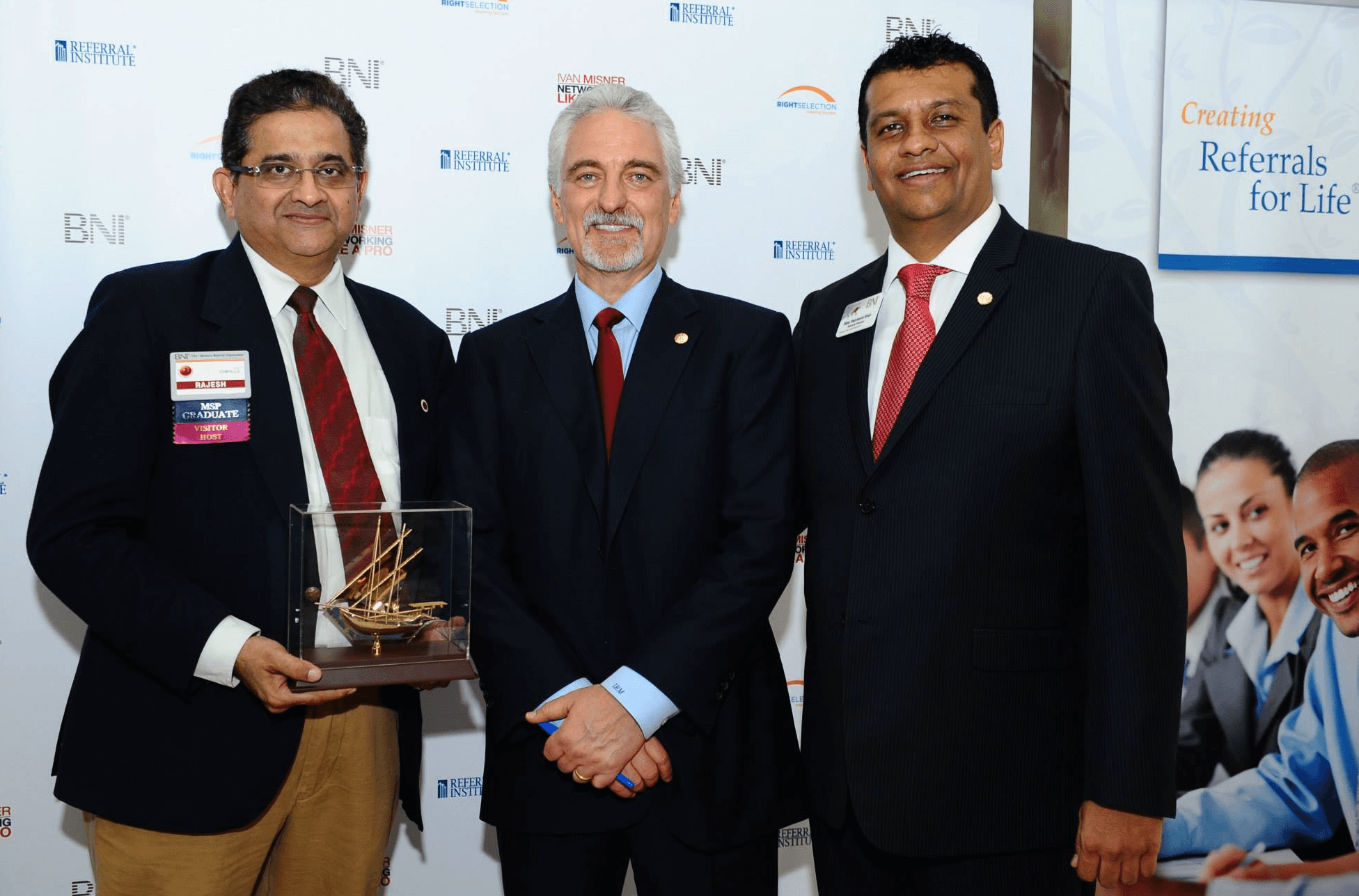 Dr. Ivan Misner, Founder and Chairman of BNI — whose regional directors engaged in Rajesh Nagjee's advisory programme, doubling BNI Middle East membership and tripling member gains.