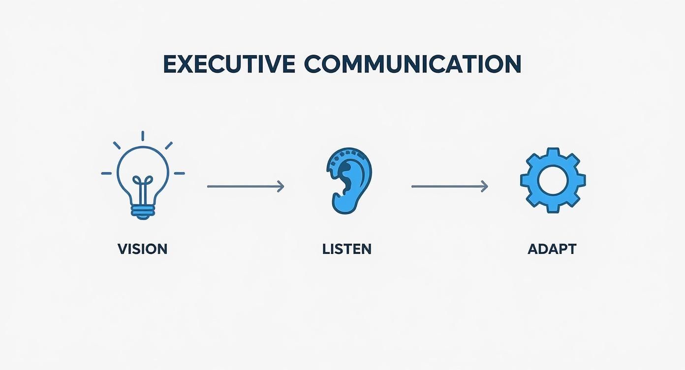 Infographic about executive communication skills training