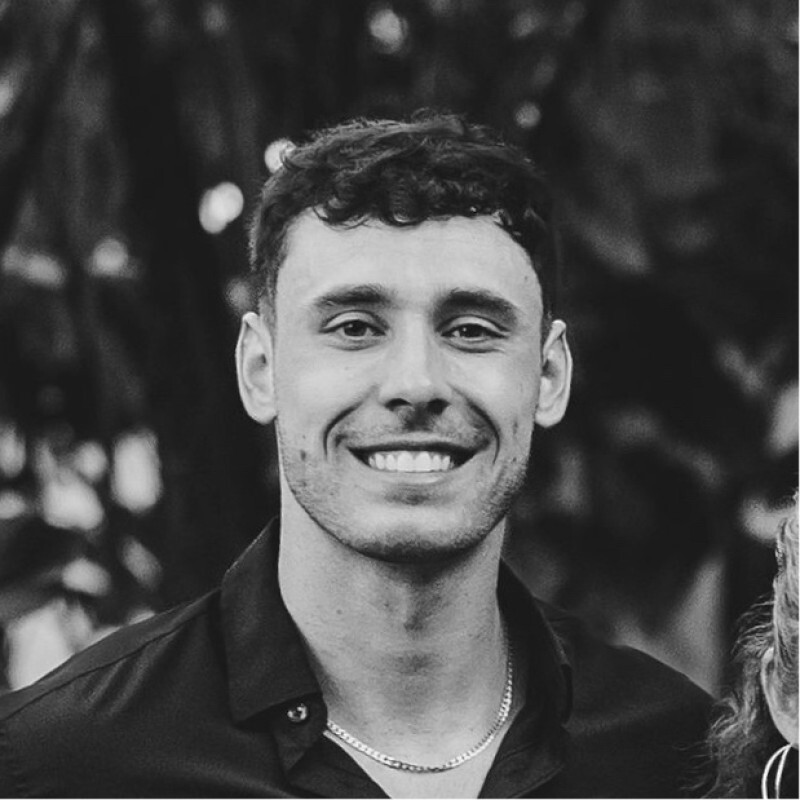 man in black button-up shirt