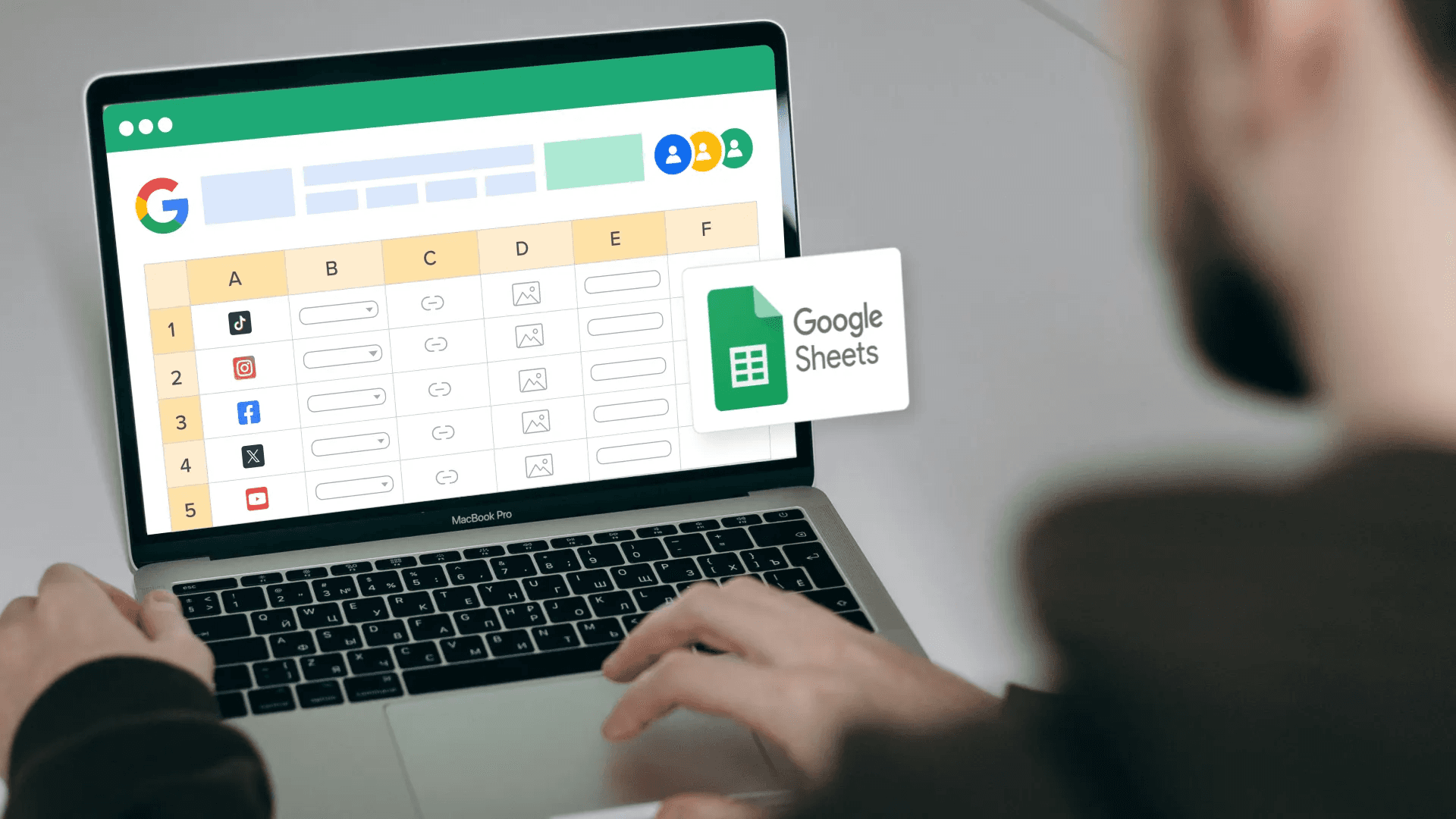 Person using Google sheets - How to Use Apps Script in Google Sheets