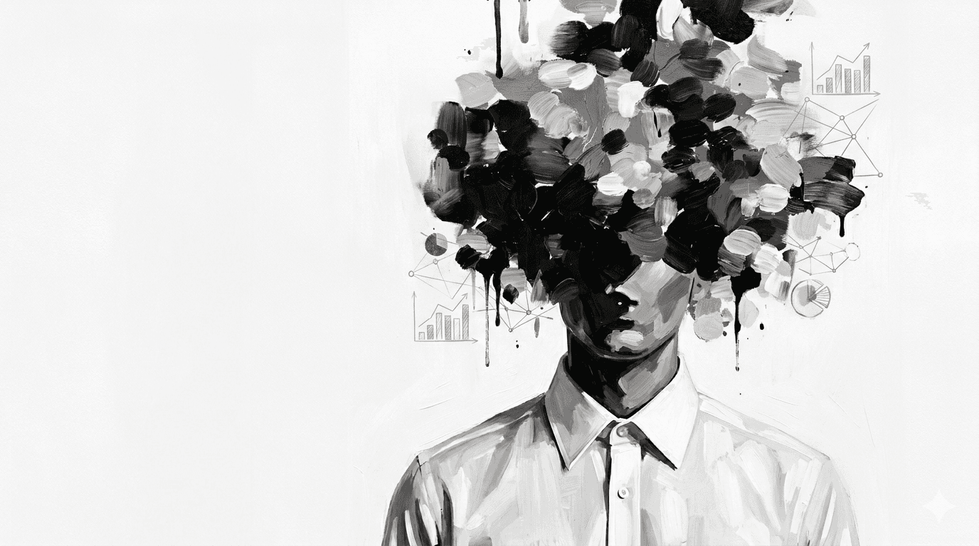 Dynamic picture of a cyclist riding downhill