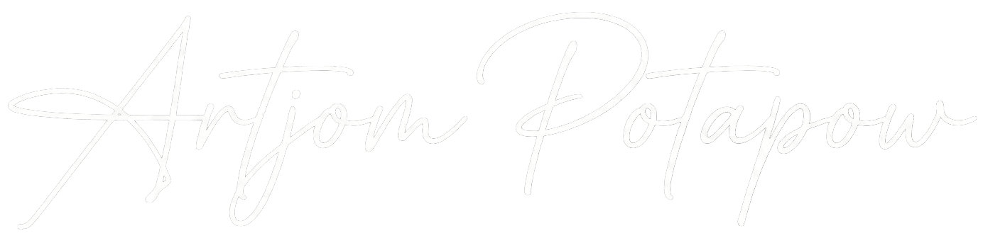 Handschriftliche Signatur von Artjom Potapow, Gründer von ArtiPixel Webdesign Berlin