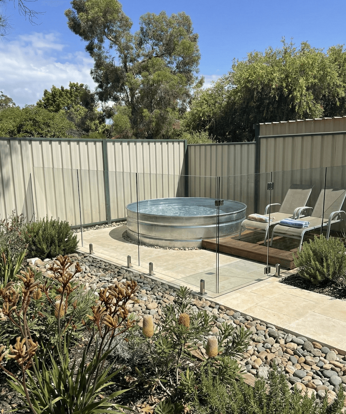 Stock Tank Pool Australia Installation