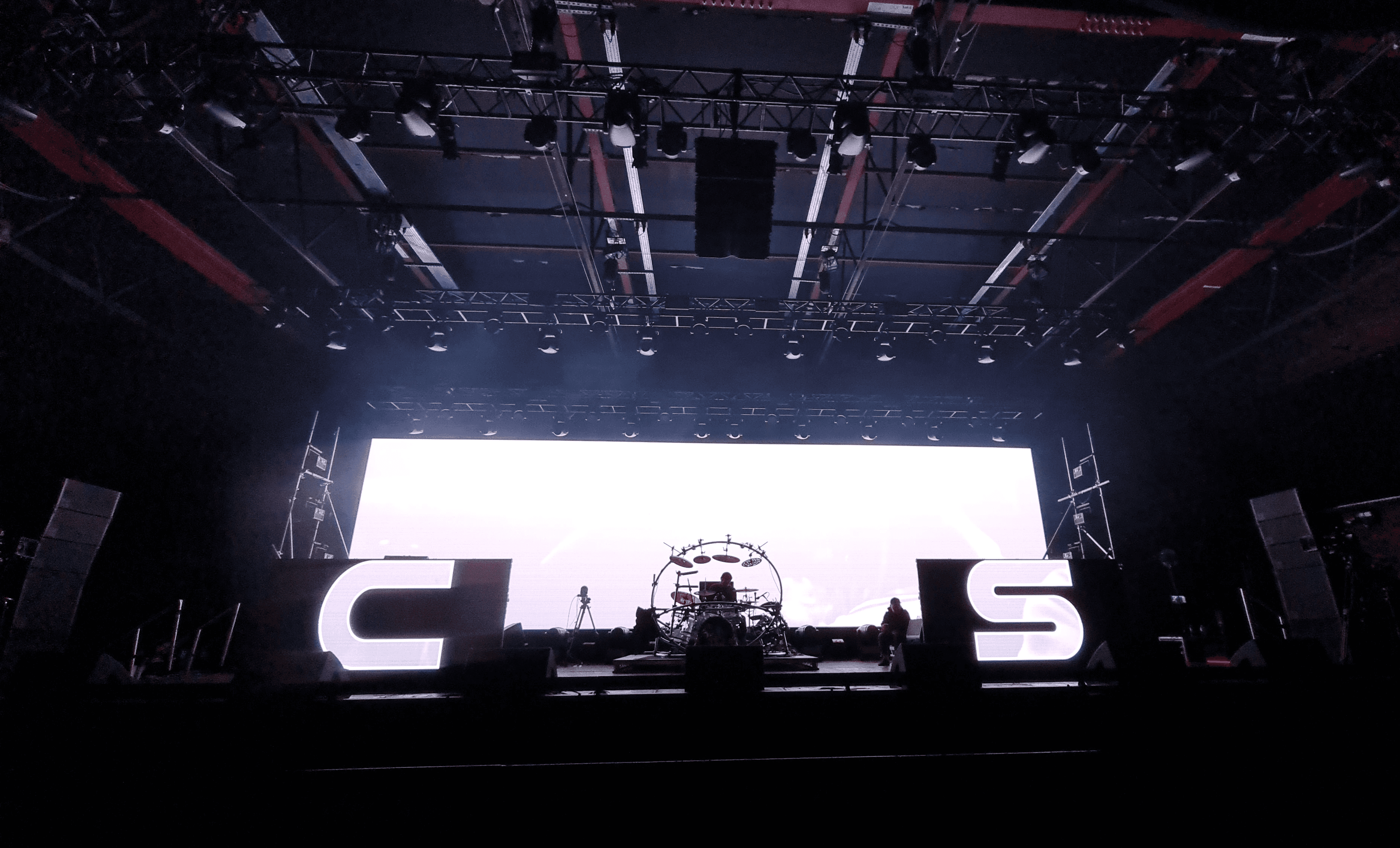 a ferris wheel with people on it