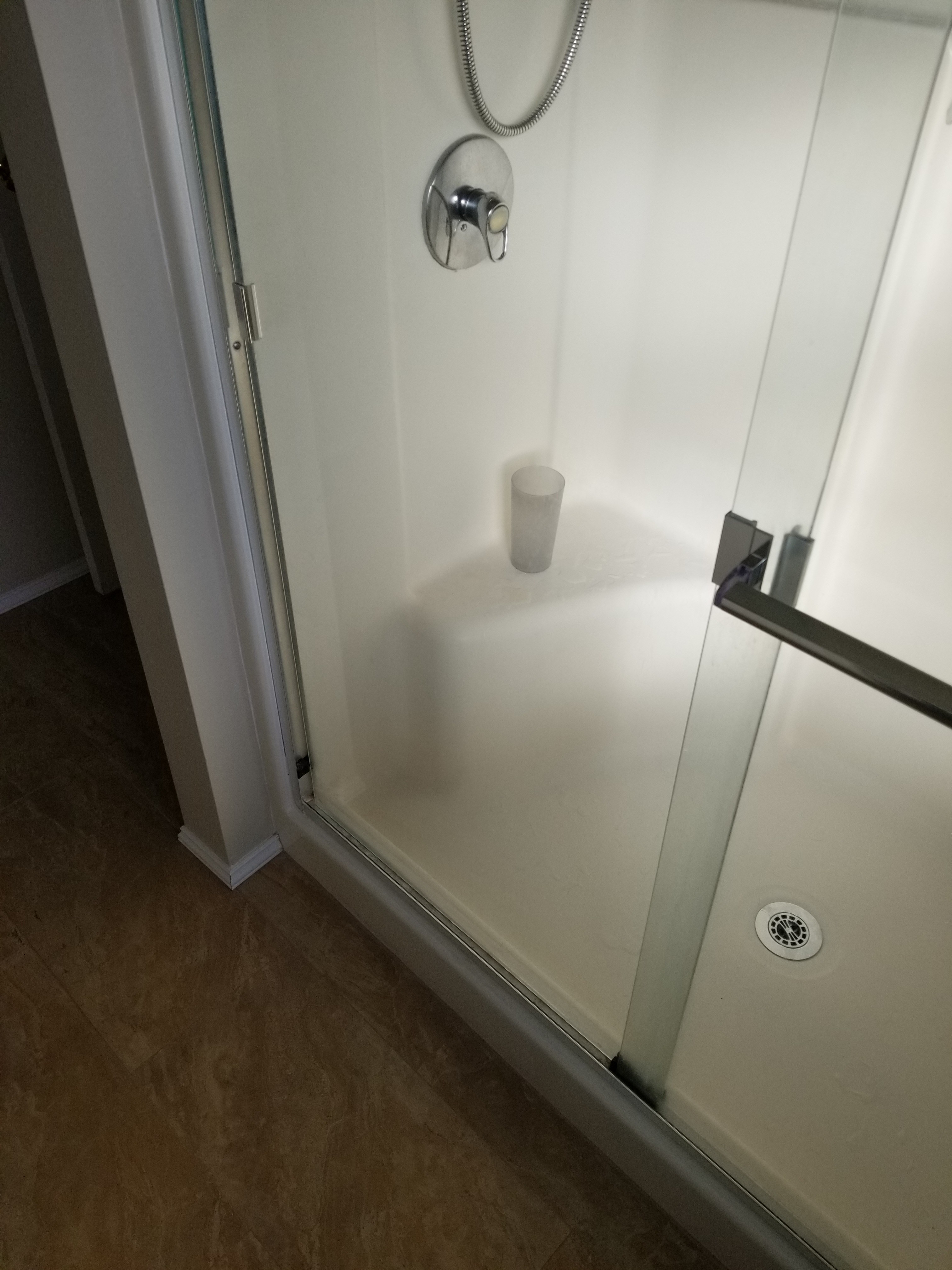 Lakemont Bellevue walk in shower remodel before image