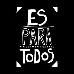 Portada de Libertad de enseñanza en el debate público, estudio de IdeaPaís, mostrando un fondo negro y encima, en letras blancas, el texto "es para todos". 