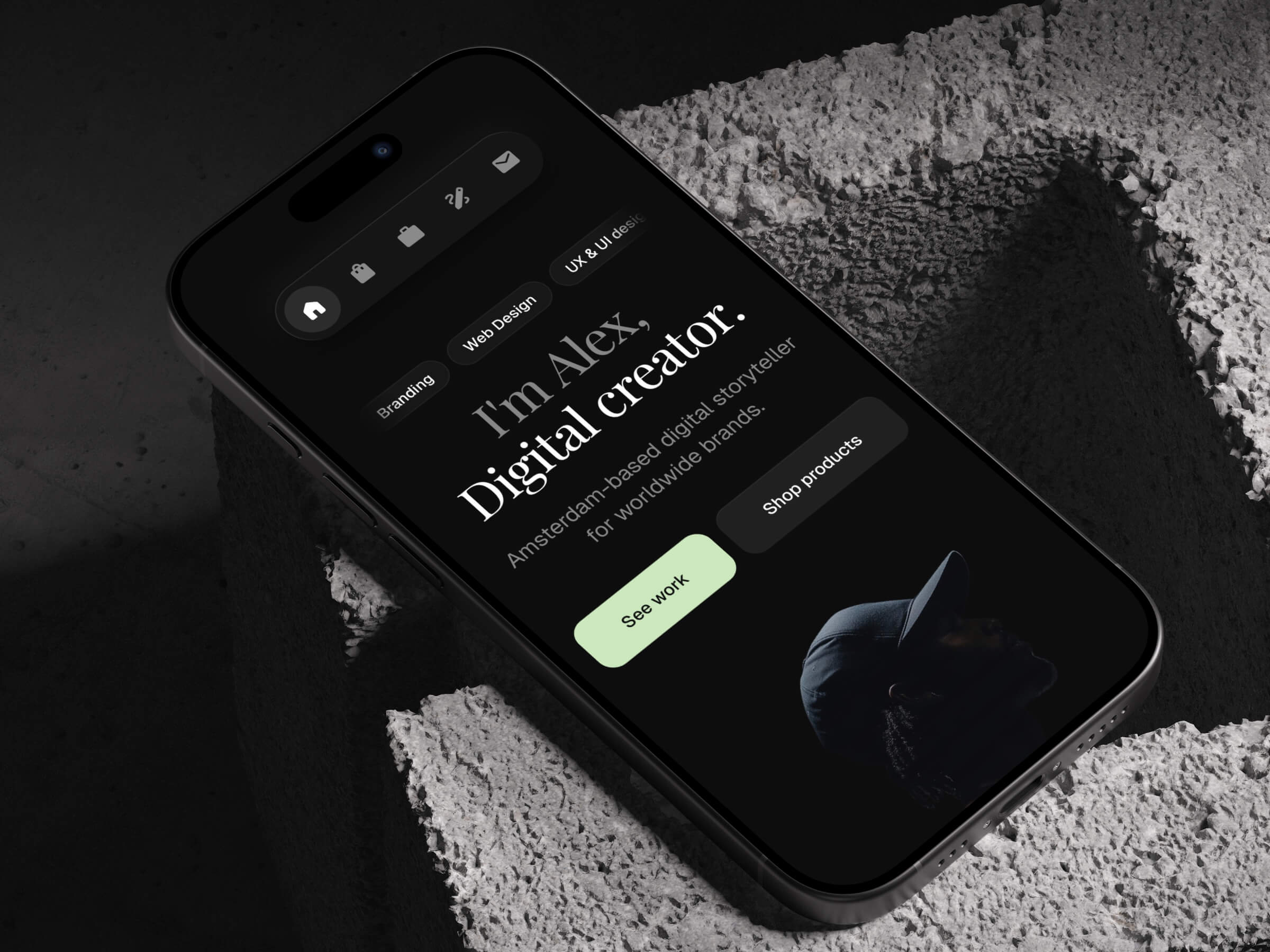 Refined mobile screen