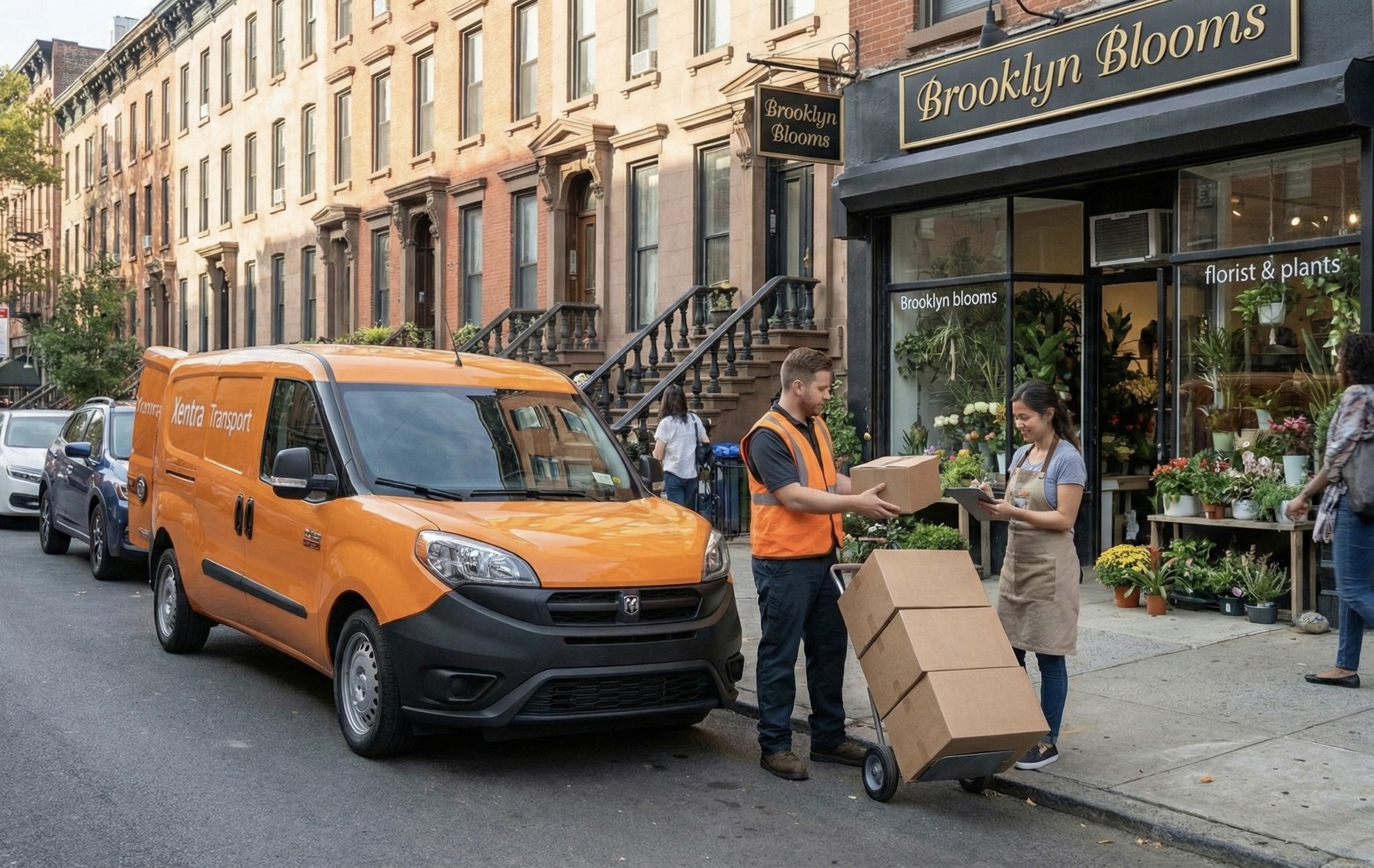 Same day courier service in New York City delivering urgent shipments