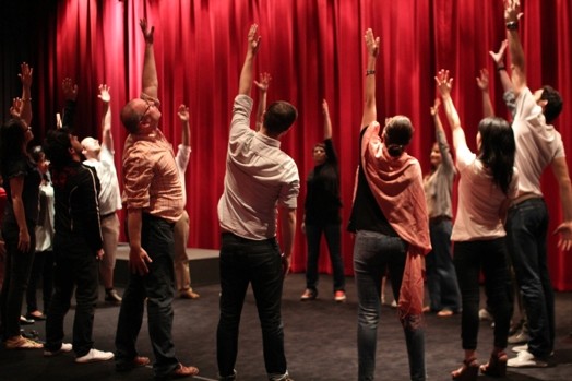 "designer as" students on the stage